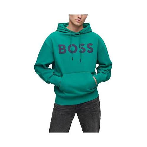 Hugo Boss Mens Logo-Print Hoodie