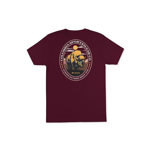 Columbia Mens Short-Sleeve Buffalo Graphic T-Shirt