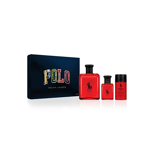 Ralph Lauren Mens 3-Pc. Polo Red Eau de Toilette Gift Set