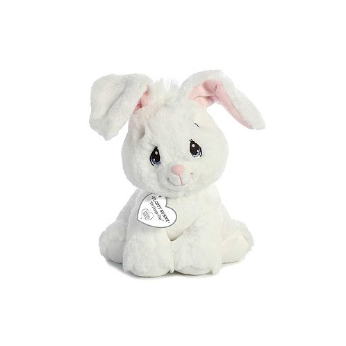 Aurora Small Floppy Bunny Precious Moments Inspirational Plush Toy White 8.5