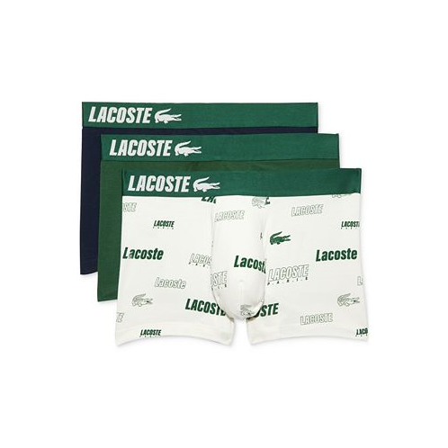Lacoste Mens Trunk Underwear Pack of 3