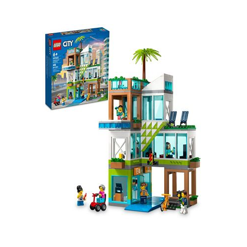 LEGO My City 60365 Apartment Building Toy Multi-Floor Building Set