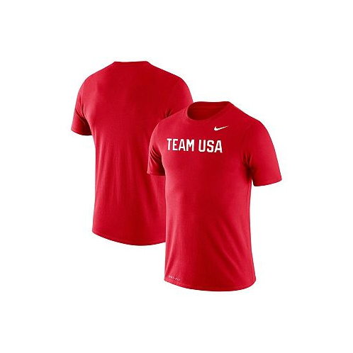Nike Mens Red Team USA Legend Performance T-shirt