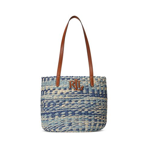 POLO Ralph Lauren Striped Straw Hartley Tote Bag