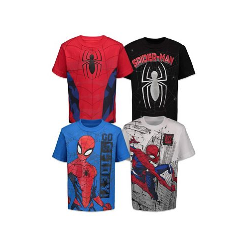 Marvel Toddler Boys Spider-Man 4 Pack T-Shirts Spiderman