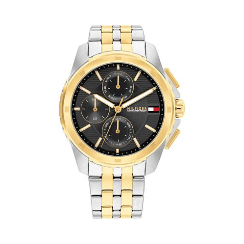 Tommy Hilfiger Mens Quartz Two-Tone Stainless Steel Watch 44mm