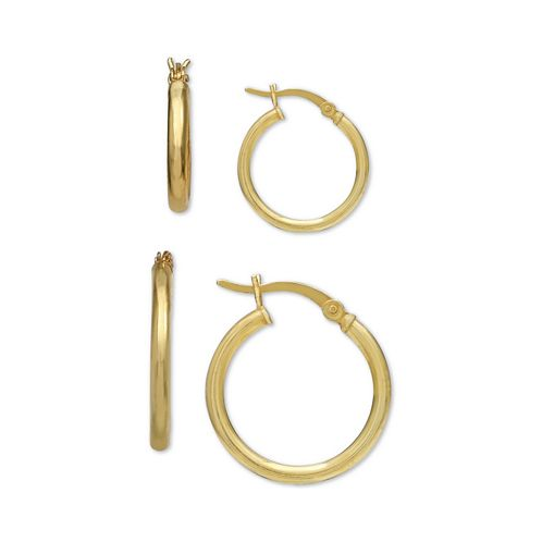 Giani Bernini 2-Pc. Set Small Hoop Earrings in 18k Gold-Plated Sterling Silver