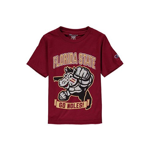 Champion Big Boys Garnet Florida State Seminoles Strong Mascot T-shirt