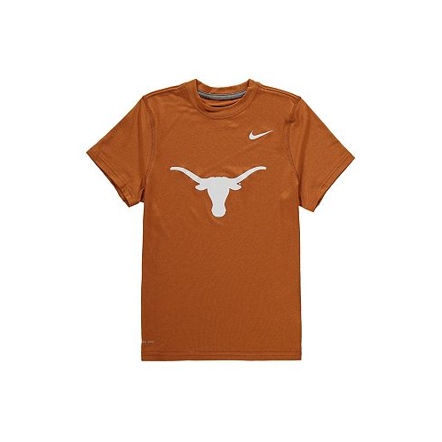 Nike Big Boys Burnt Orange Texas Longhorns Logo Legend Dri-FIT T-shirt