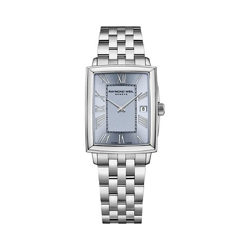 Raymond Weil Womens Swiss Toccata Stainless Steel Bracelet Watch 22.6x28.1mm