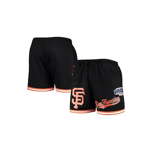 Pro Standard Mens Black San Francisco Giants 2014 World Series Mesh Shorts