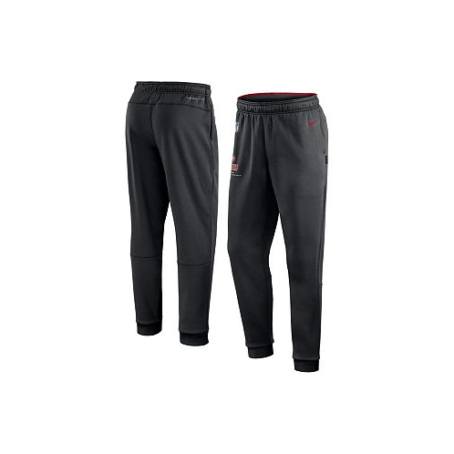 Nike Mens Black San Francisco 49ers Sideline Logo Performance Pants