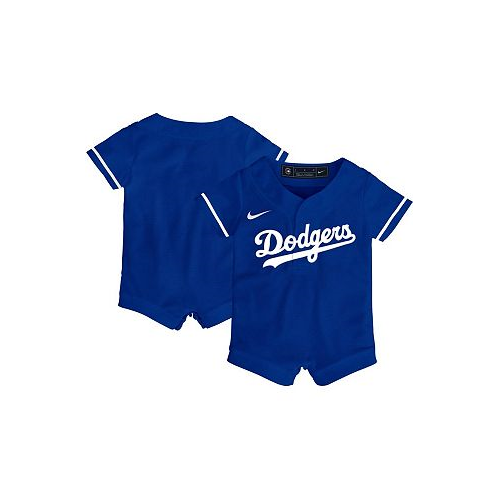 Nike Newborn and Infant Boys and Girls Royal Los Angeles Dodgers Official Jersey Romper