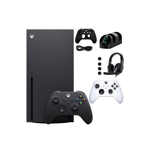 Xbox Series X 1TB Console with Extra White Controller Accessories Kit