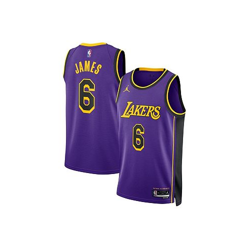 Jordan Mens LeBron James Purple Los Angeles Lakers Statement Edition Swingman Jersey