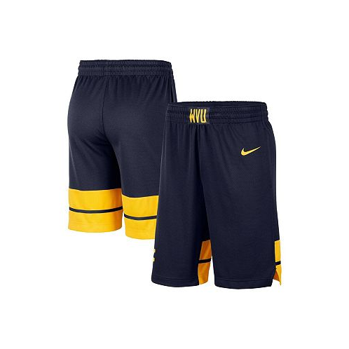 Nike Mens Navy West Virginia Mountaineers Replica Team Basketball Shorts