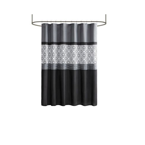 510 Design Donnell Embroidered Shower Curtain 72 x 72