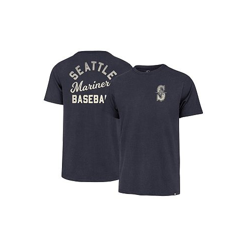 47 Brand Mens Navy Seattle Mariners Turn Back Franklin T-shirt