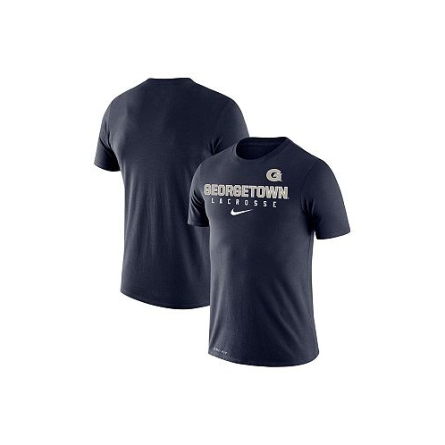 Nike Mens Navy Georgetown Hoyas Lacrosse Legend 2.0 Performance T-shirt