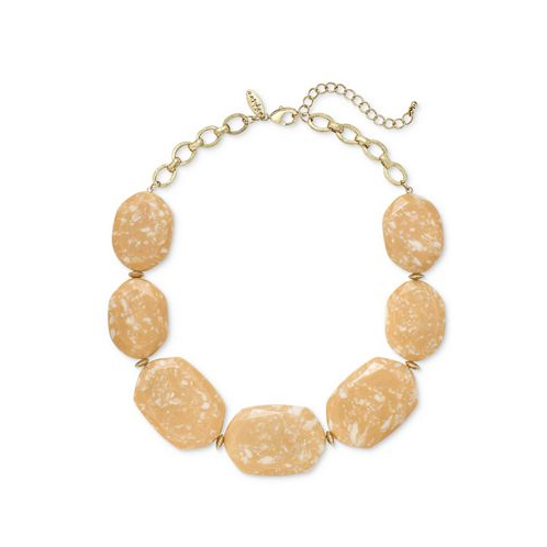 Style & Co Gold-Tone Gemstone Statement Necklace 19 + 3 extender