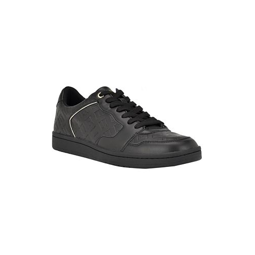 GUESS Mens Loovie Low Top Lace Up Casual Sneakers
