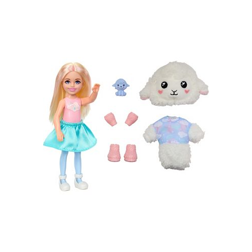 Barbie Cutie Reveal Doll and Accessories Cozy Cute T-shirts Lion Hope T-shirt Purple-Streaked Blonde Hair Brown Eyes