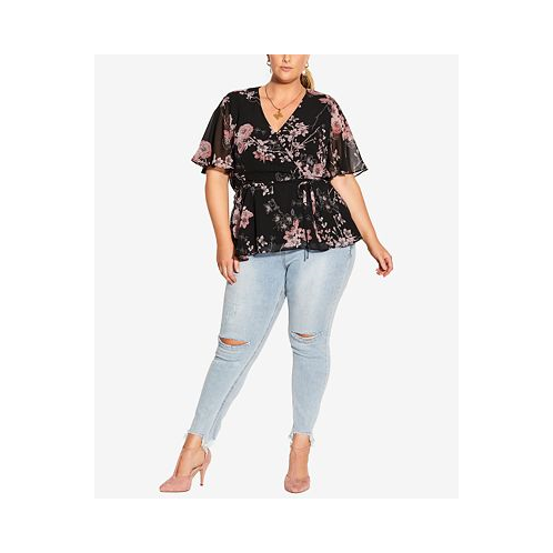 CITY CHIC Plus Size Blossom Love Top