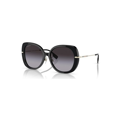 Burberry Womens Eugenie Low Bridge Fit Sunglasses Gradient BE4374F