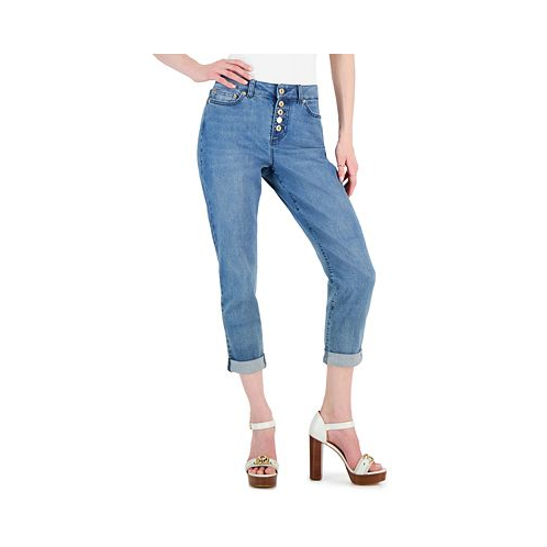 Michael Kors Womens Selma High-Rise Cropped Skinny Jeans