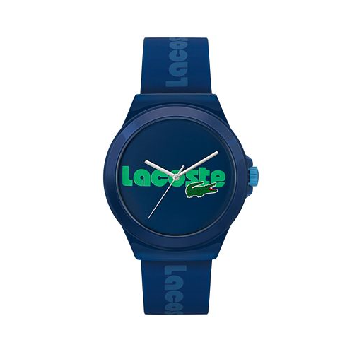 Lacoste Mens Neocroc Quartz Blue Silicone Strap Watch 42mm
