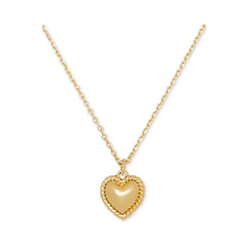 Kate spade new york Twisted Frame Heart Pendant Necklace 16 + 3 extender