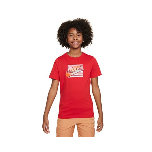 Nike Big Kids Sportswear Cotton Logo Graphic T-Shirt