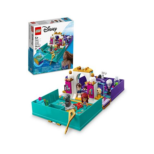 LEGO Disney 43213 Princess The Little Mermaid Story Book Toy Building Set with Ariel Prince Eric Ursula & Sebastian Minifigures