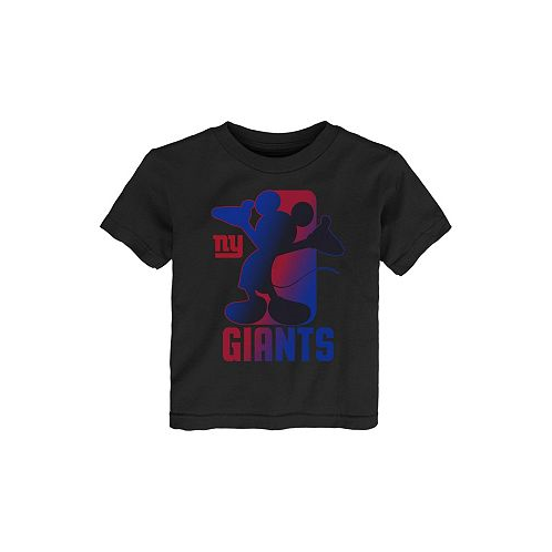 Outerstuff Toddler Boys and Girls Black New York Giants Disney Cross Fade T-shirt
