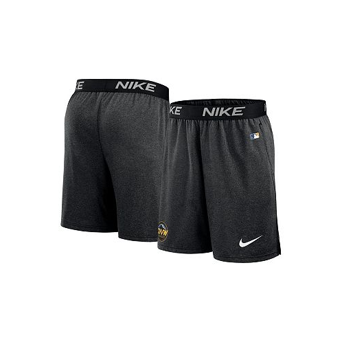 Nike Mens Black Seattle Mariners City Connect Performance Practice Shorts