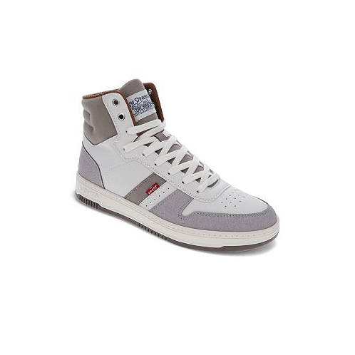Levis Mens Drive High-top Lace Up Sneakers