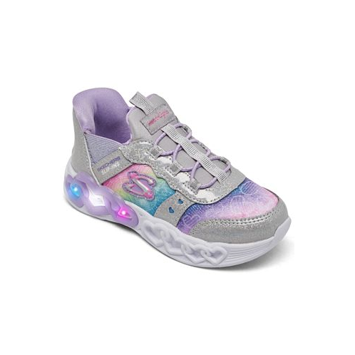 Skechers Toddler Girls Slip-Ins- Infinite Heart Lights Light-Up Casual Sneakers from Finish Line