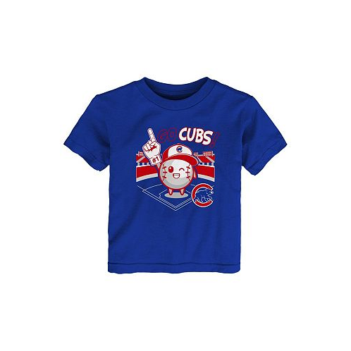 Outerstuff Toddler Boys and Girls Royal Chicago Cubs Ball Boy T-shirt