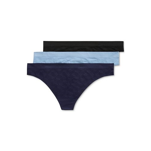 POLO Ralph Lauren Monogram Mesh Jacquard Thong 3-Pack Underwear 4L0184
