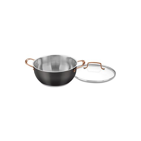 Cuisinart Onyx Black & Rose Gold 5.5-Qt. Multi-Purpose Pot with Cover