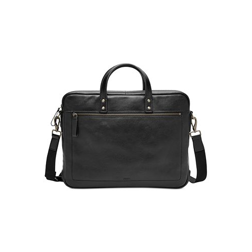 Fossil Mens Haskell Leather Briefcase