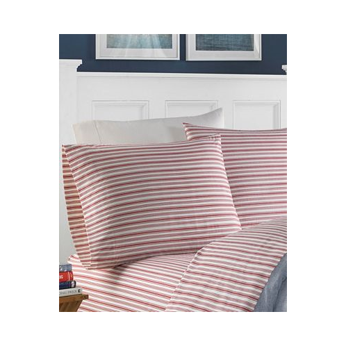 Nautica Coleridge Stripe Cotton Percale 3-Piece Sheet Set Twin