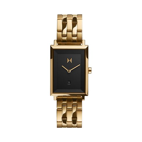 MVMT Womens Mason Gold-Tone Stainless Steel Bracelet Watch 24mm