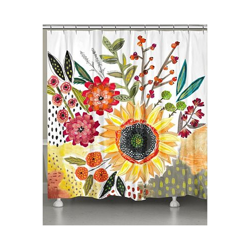 Laural Home Sundaze Blooms Shower Curtain
