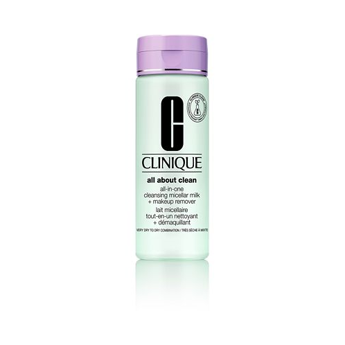 Clinique All About Clean All-In-One Cleansing Micellar Milk + Makeup Remover For Skin Types 1 & 2 6.7 oz.