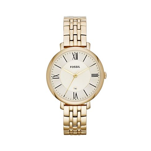 Fossil Jacqueline Gold-Tone Stainless Steel Watch 36mm