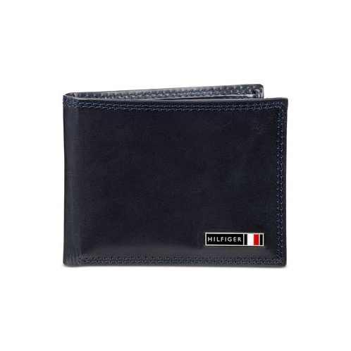 Tommy Hilfiger Mens Edisto Bi-Fold RFID Passcase Wallet
