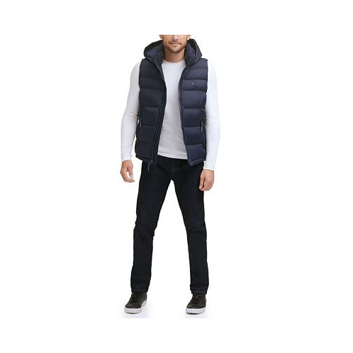Tommy Hilfiger Mens Classic Quilted Puffer Vest Jacket