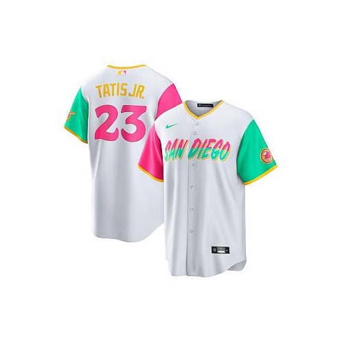Nike Mens Fernando Tatis Jr. White San Diego Padres City Connect Replica Player Jersey