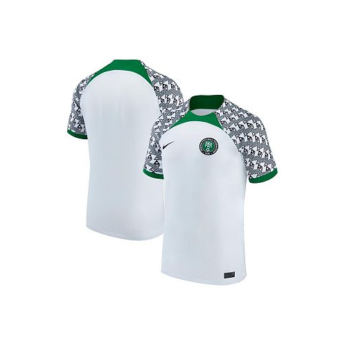Nike Mens White Nigeria National Team 2022/23 Away Breathe Stadium Replica Blank Jersey